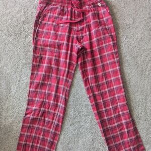 Women's UGG Red Plaid Lounge Pants Medium